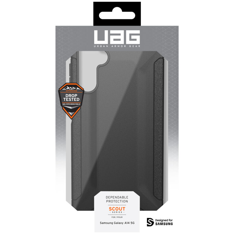 UAG Scout Backcover Samsung Galaxy A14 (5G) - Zwart - Afbeelding 2