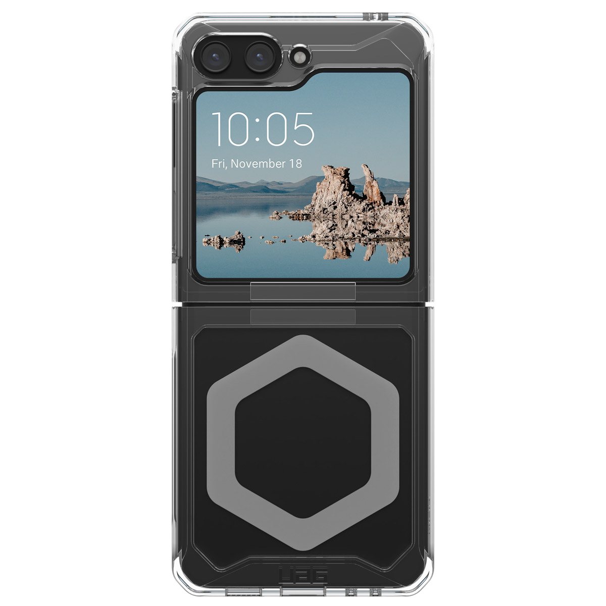 UAG Plyo Pro Backcover Samsung Galaxy Z Flip 5 - Ice - Afbeelding 6