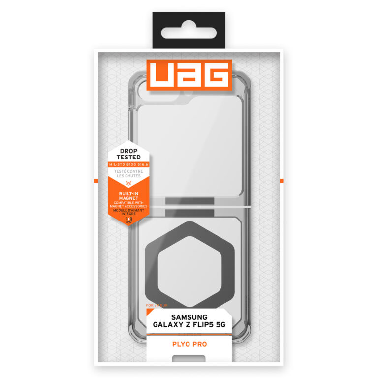 UAG Plyo Pro Backcover Samsung Galaxy Z Flip 5 - Ash - Afbeelding 2
