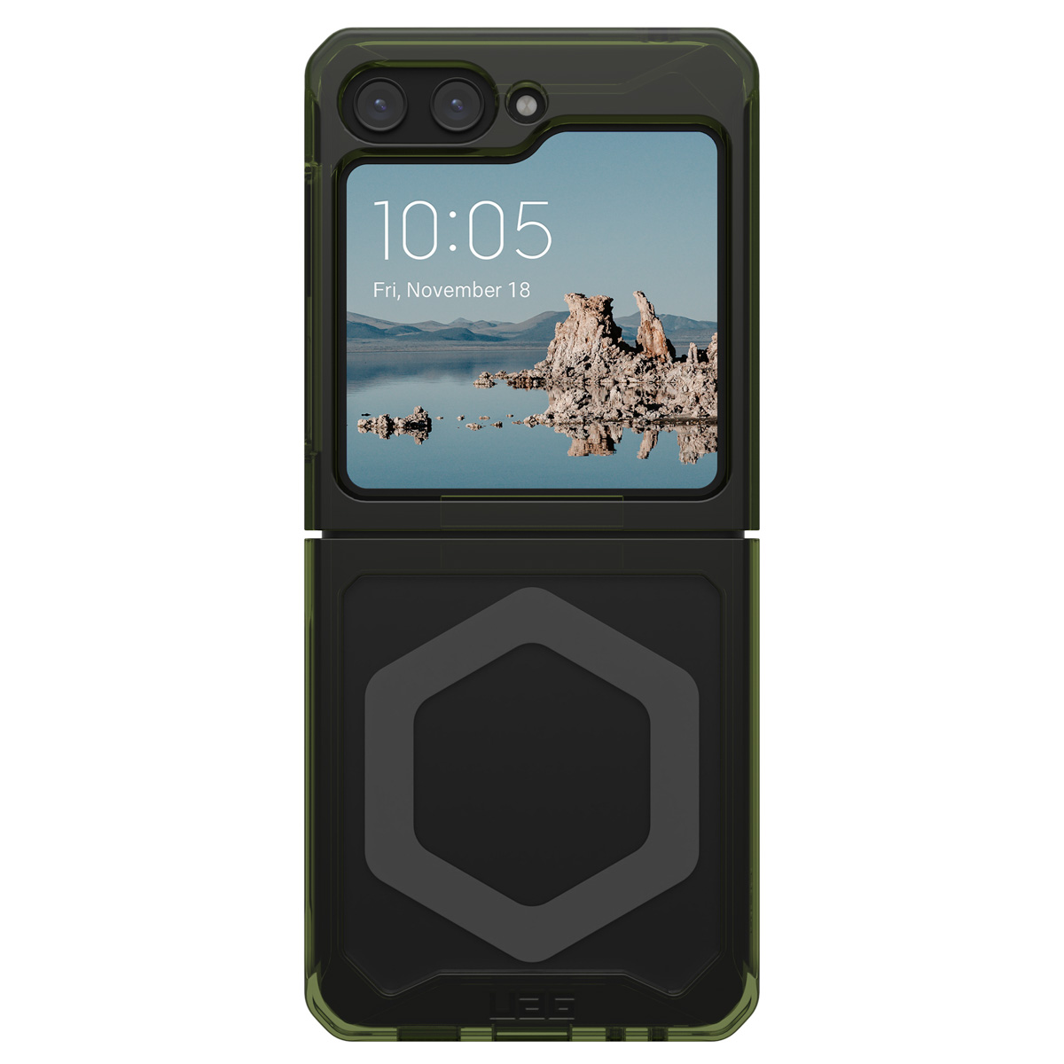 UAG Plyo Pro Backcover Samsung Galaxy Z Flip 5 - Olive - Afbeelding 4
