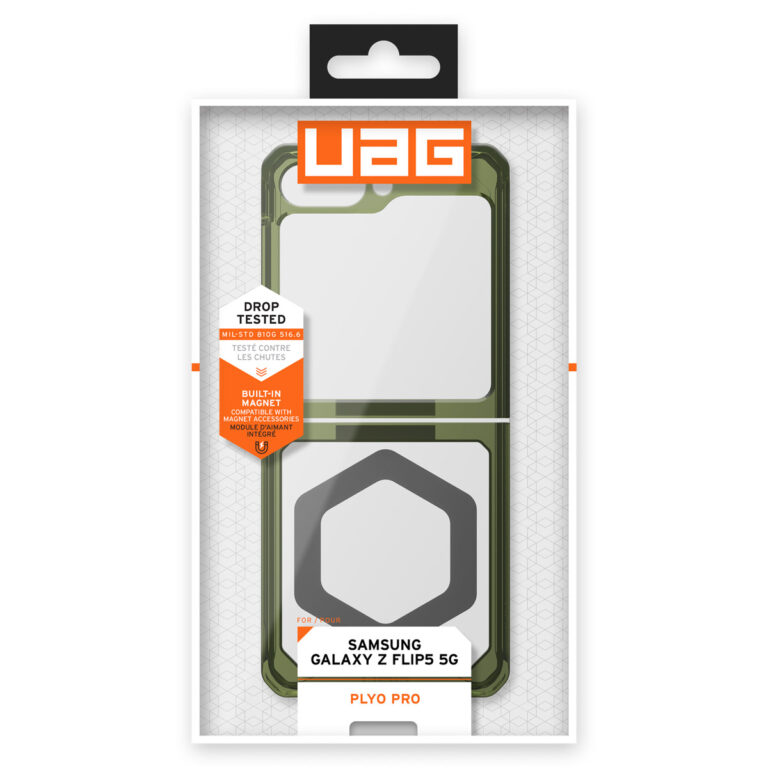 UAG Plyo Pro Backcover Samsung Galaxy Z Flip 5 - Olive - Afbeelding 2