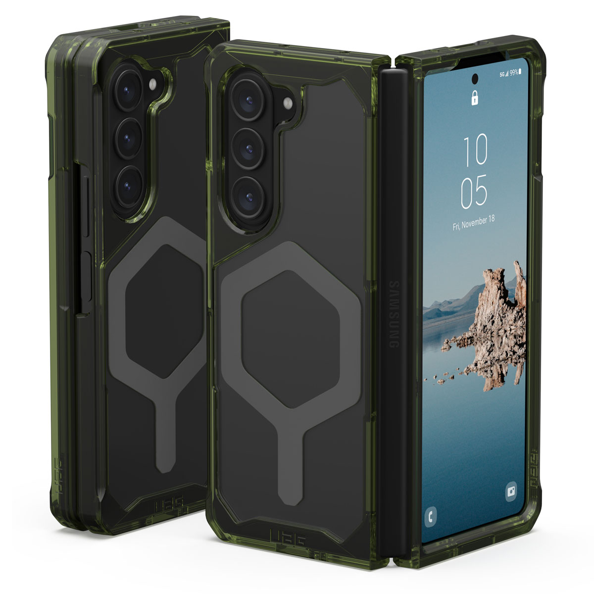 UAG Plyo Pro Backcover Samsung Galaxy Z Fold 5 – Olive