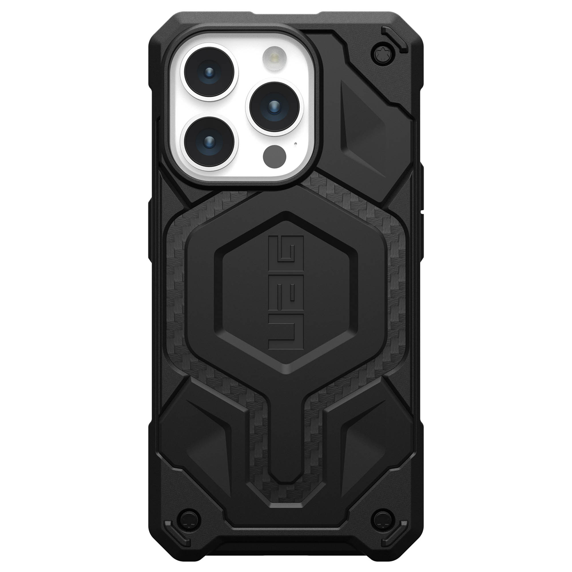 UAG Monarch Pro Backcover Apple iPhone 15 Pro - Carbon Fiber - Afbeelding 5