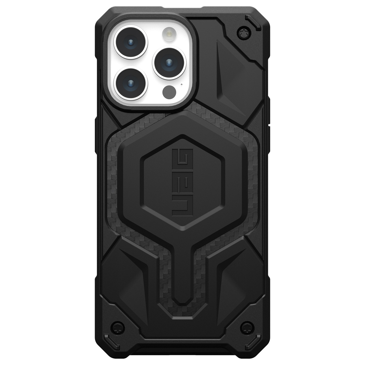 UAG Monarch Pro Backcover Apple iPhone 15 Pro Max - Carbon Fiber - Afbeelding 8
