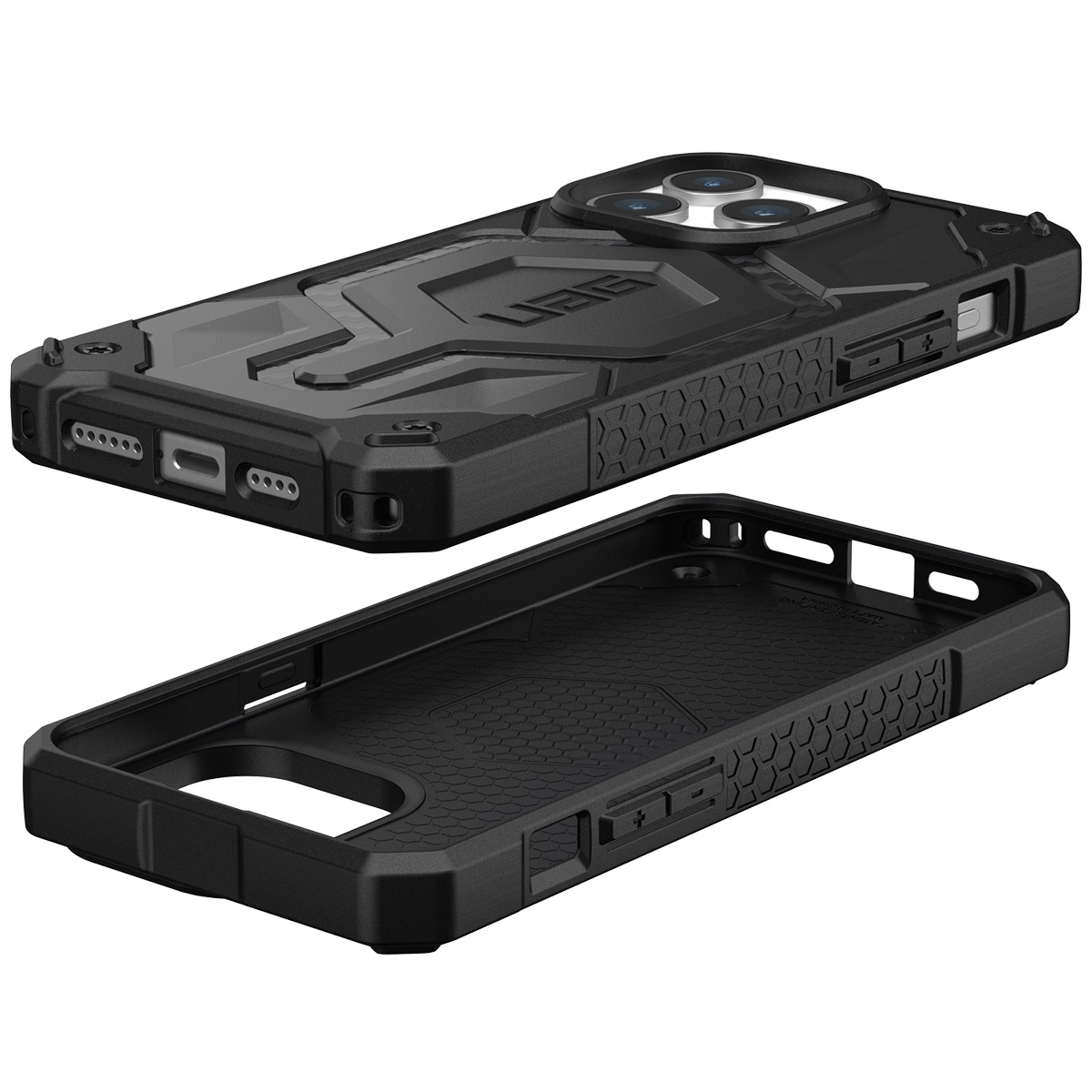 UAG Monarch Pro Backcover Apple iPhone 15 Pro Max - Carbon Fiber - Afbeelding 6