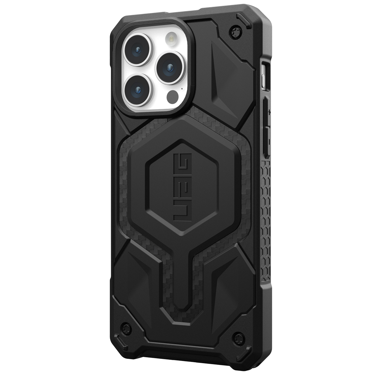 UAG Monarch Pro Backcover Apple iPhone 15 Pro Max - Carbon Fiber - Afbeelding 5
