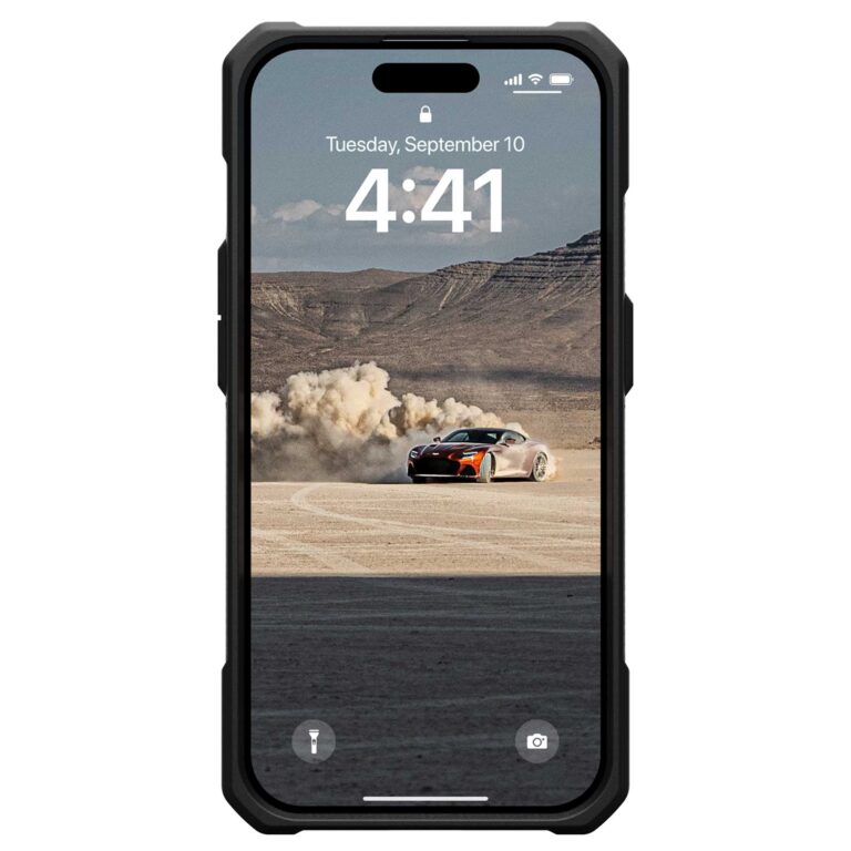 UAG Monarch Backcover Apple iPhone 15 Pro - Kevlar Black - Afbeelding 8