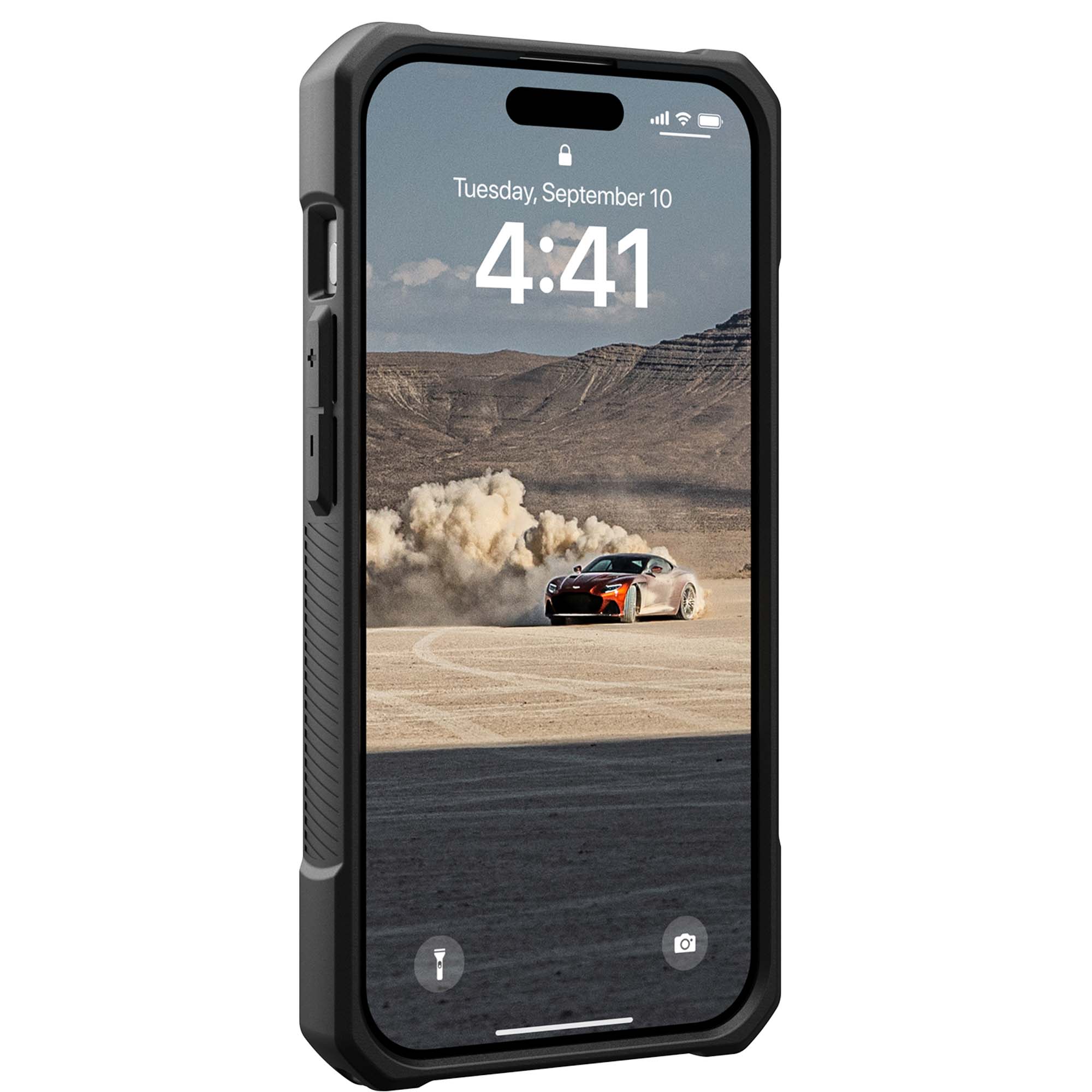 UAG Monarch Backcover Apple iPhone 15 Pro - Kevlar Black - Afbeelding 6