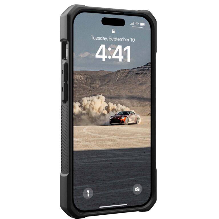 UAG Monarch Backcover Apple iPhone 15 Pro - Kevlar Black - Afbeelding 7