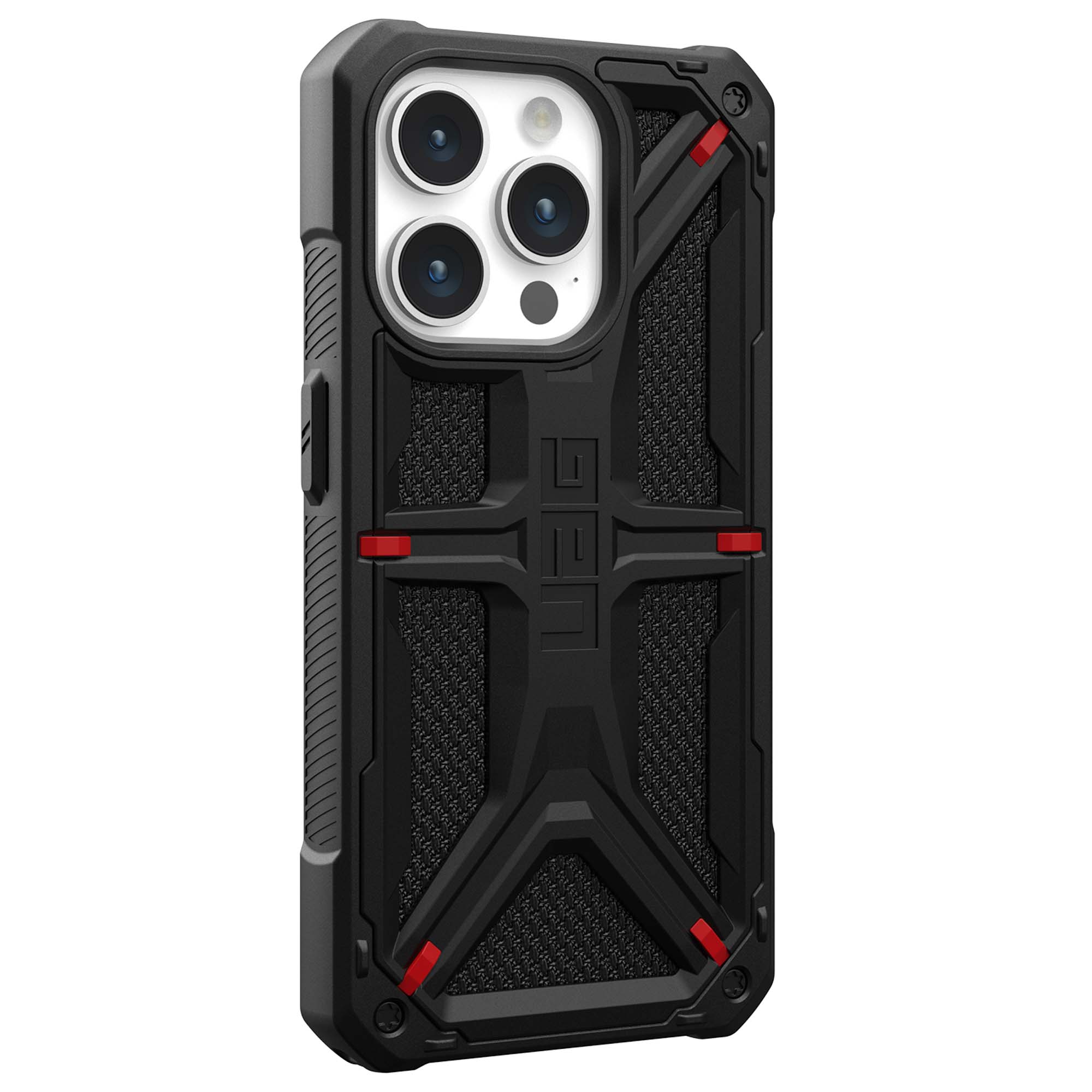 UAG Monarch Backcover Apple iPhone 15 Pro - Kevlar Black - Afbeelding 3
