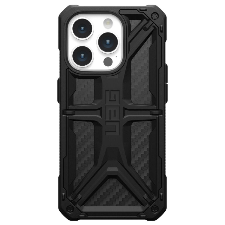 UAG Monarch Backcover Apple iPhone 15 Pro - Carbon Fiber - Afbeelding 9