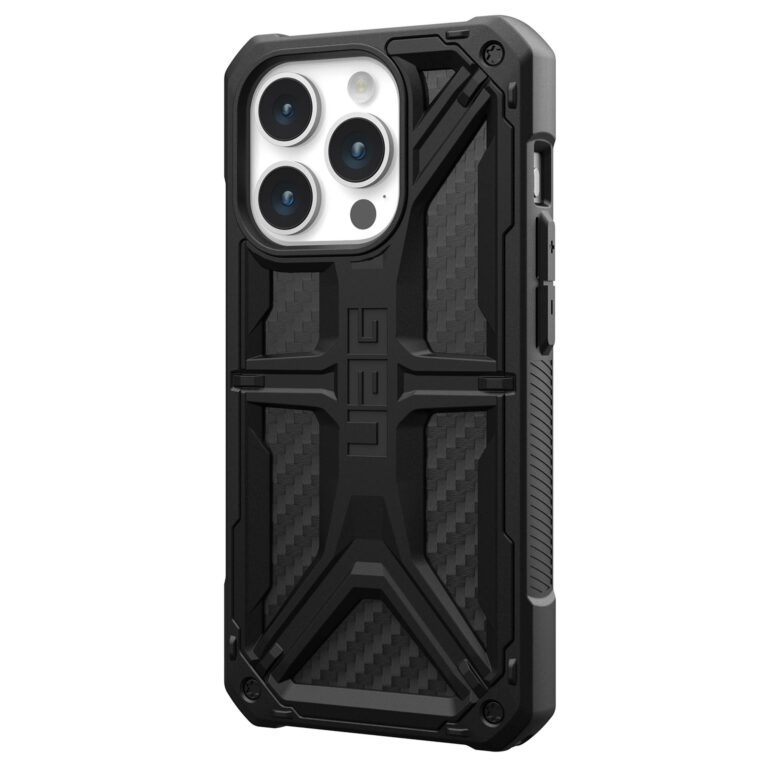 UAG Monarch Backcover Apple iPhone 15 Pro - Carbon Fiber - Afbeelding 5
