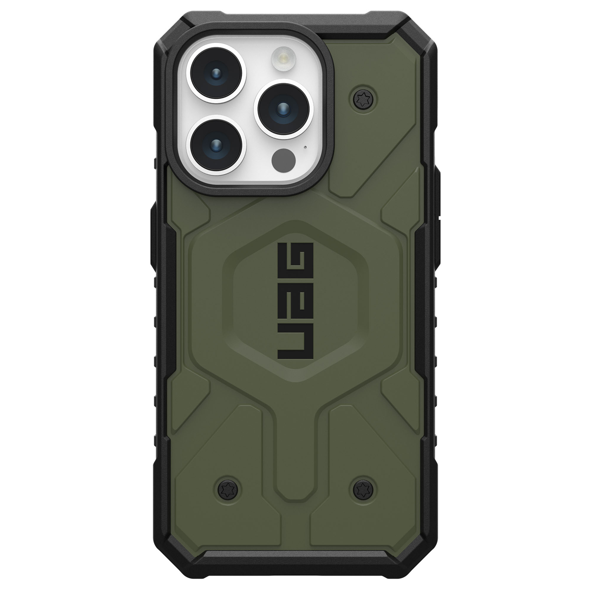 UAG Pathfinder Backcover MagSafe Apple iPhone 15 Pro - Olive Drab - Afbeelding 9