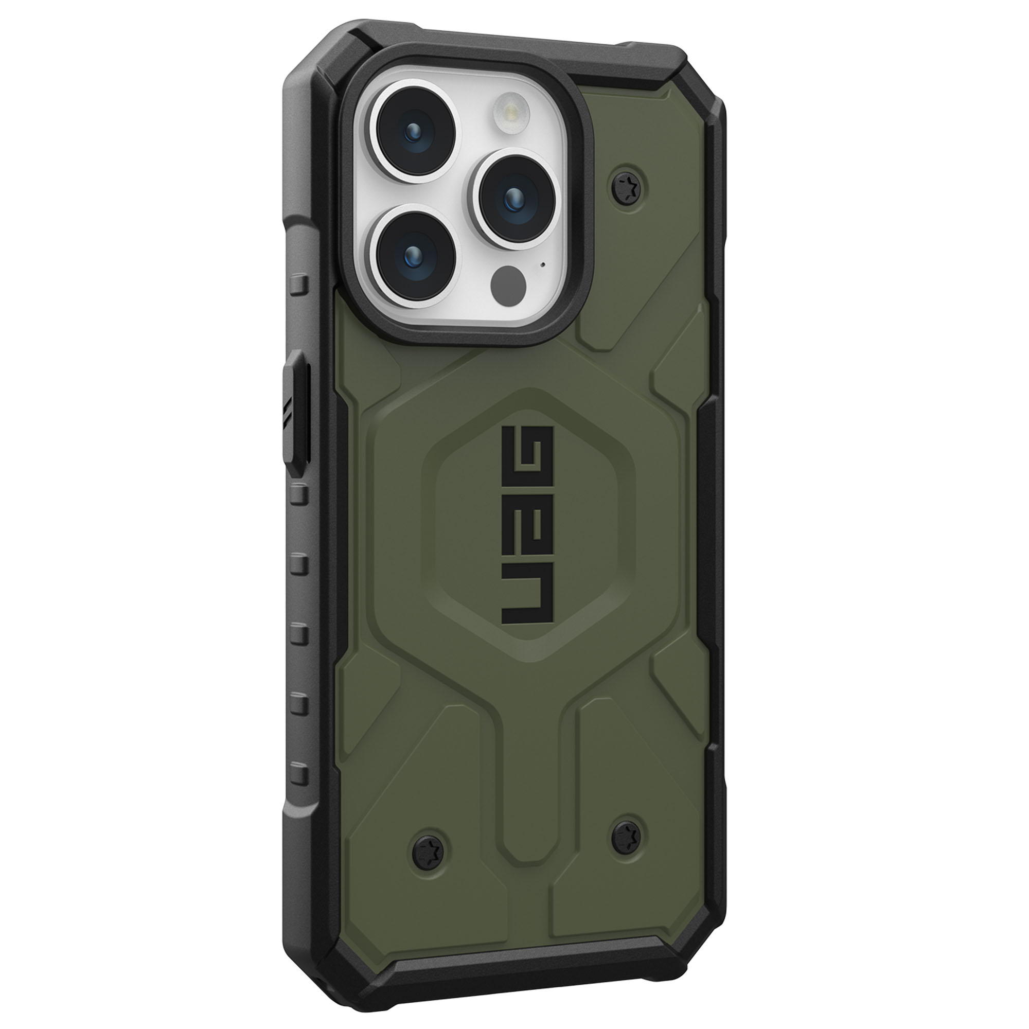 UAG Pathfinder Backcover MagSafe Apple iPhone 15 Pro - Olive Drab - Afbeelding 5