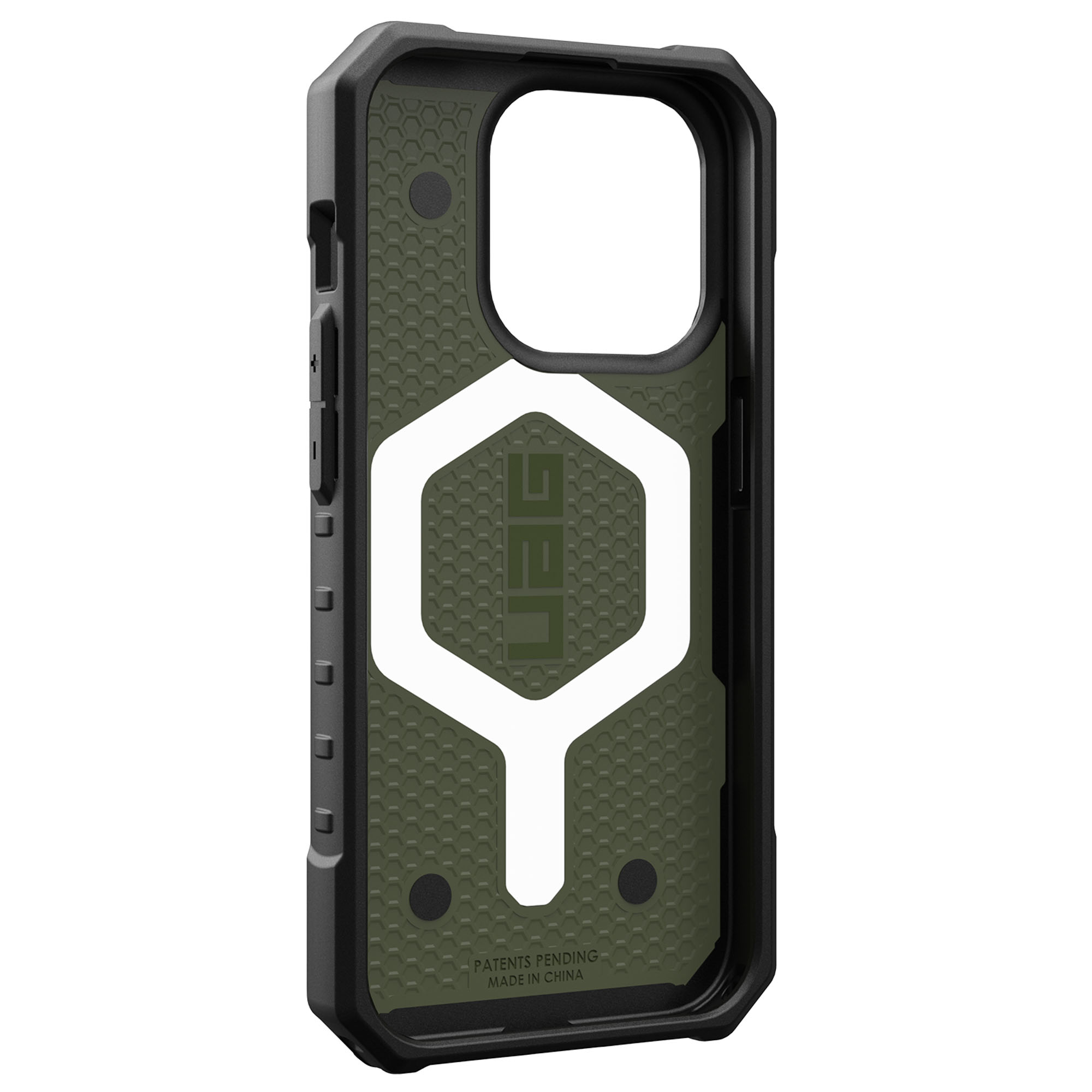 UAG Pathfinder Backcover MagSafe Apple iPhone 15 Pro - Olive Drab - Afbeelding 4