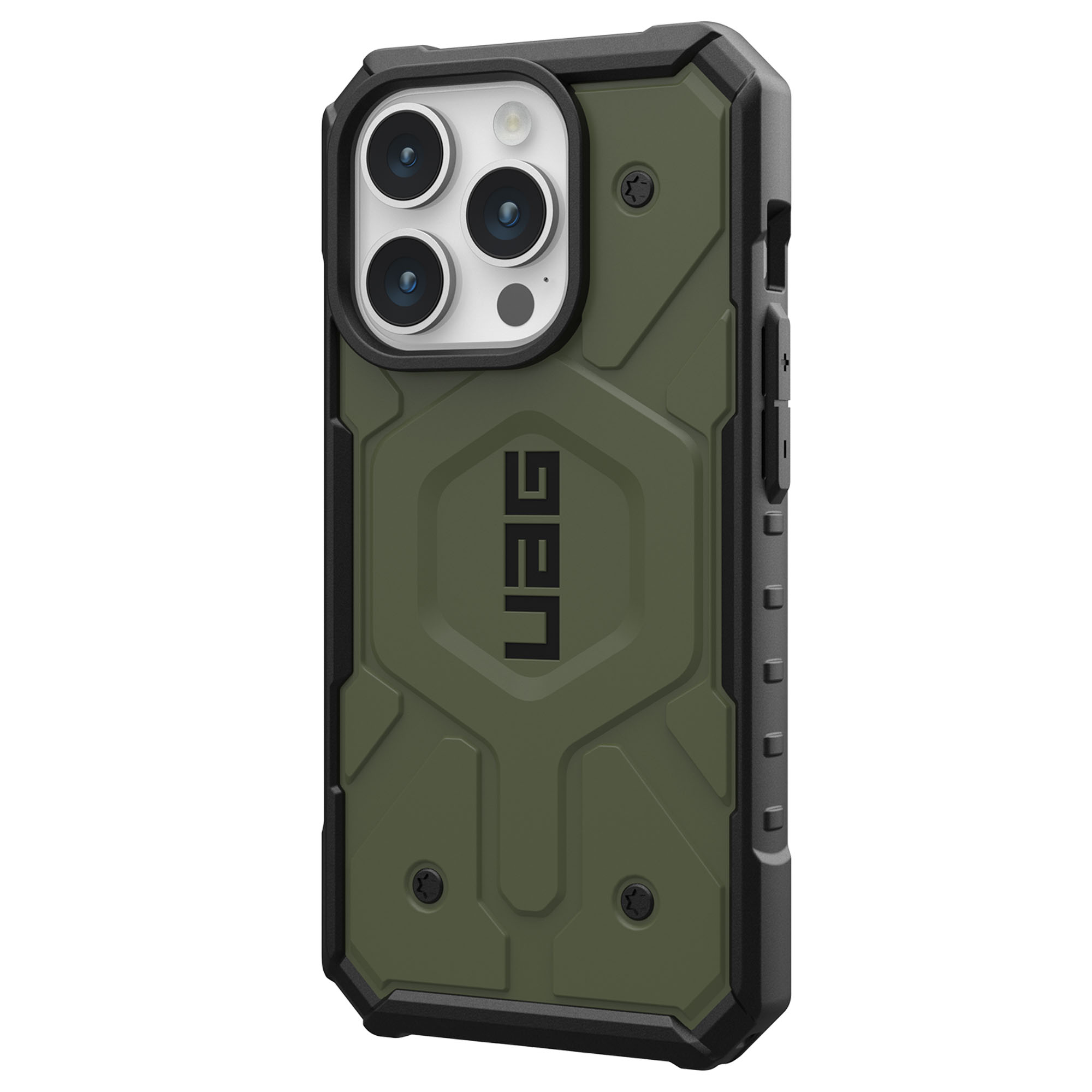 UAG Pathfinder Backcover MagSafe Apple iPhone 15 Pro - Olive Drab - Afbeelding 3