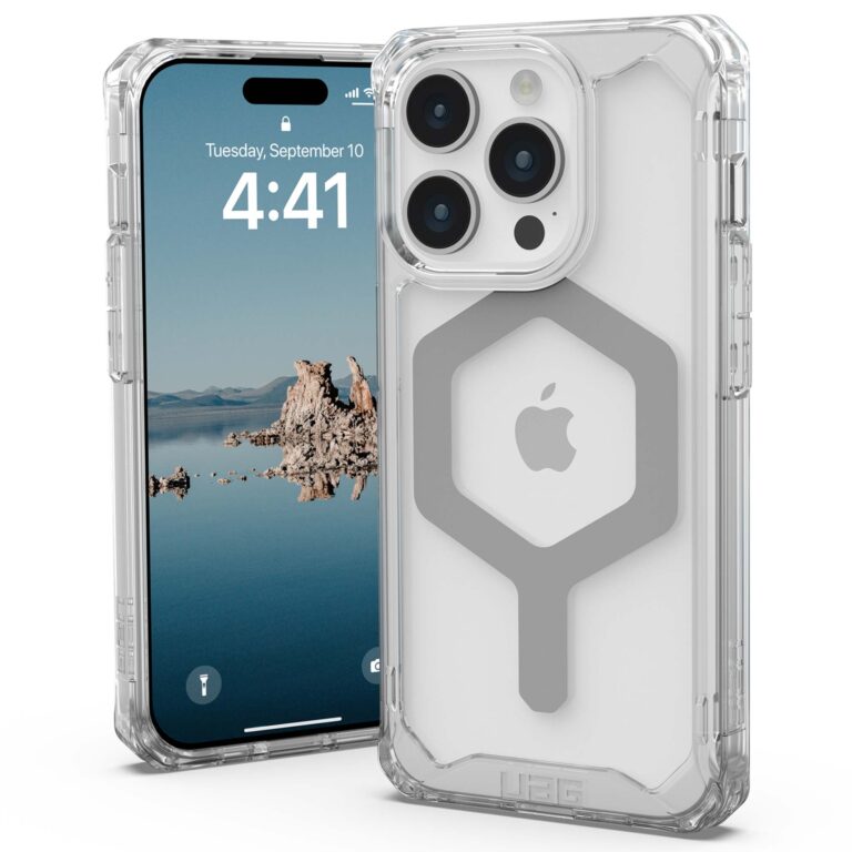 UAG Plyo Backcover Magsafe Apple iPhone 15 Pro - Ice / Zilver - Afbeelding 10