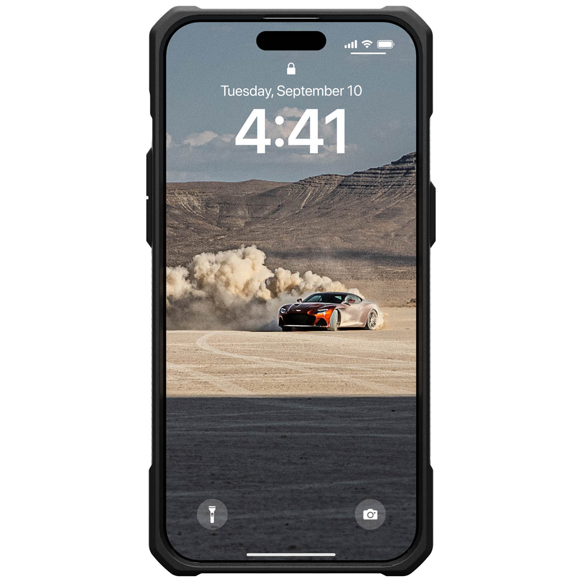 UAG Monarch Backcover Apple iPhone 15 Pro Max - Kevlar Black - Afbeelding 4