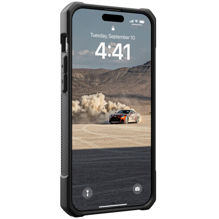 UAG Monarch Backcover Apple iPhone 15 Pro Max - Kevlar Black - Afbeelding 6