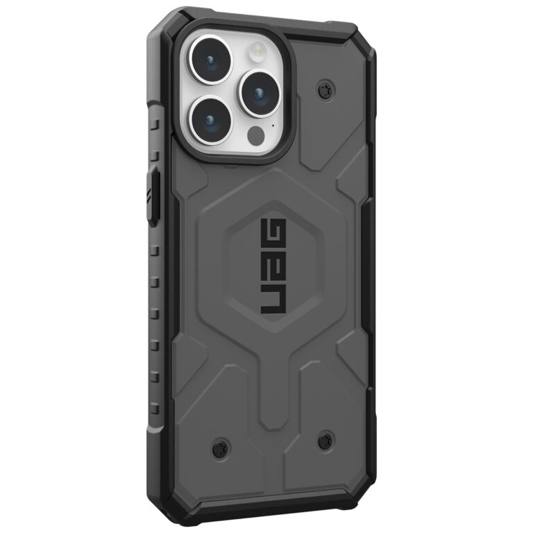 UAG Pathfinder Backcover MagSafe Apple iPhone 15 Pro Max - Zilver - Afbeelding 3