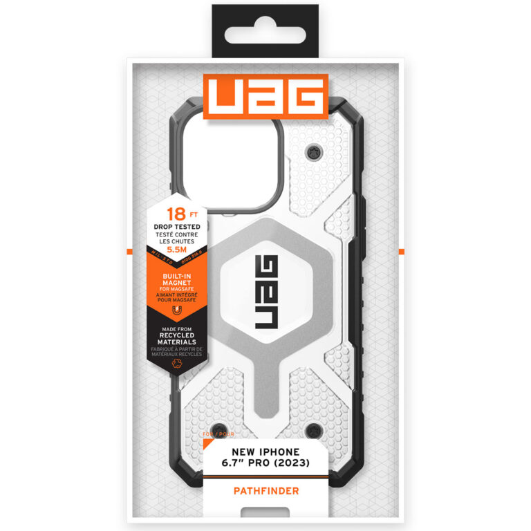 UAG Pathfinder Backcover MagSafe Apple iPhone 15 Pro Max - Ice - Afbeelding 2