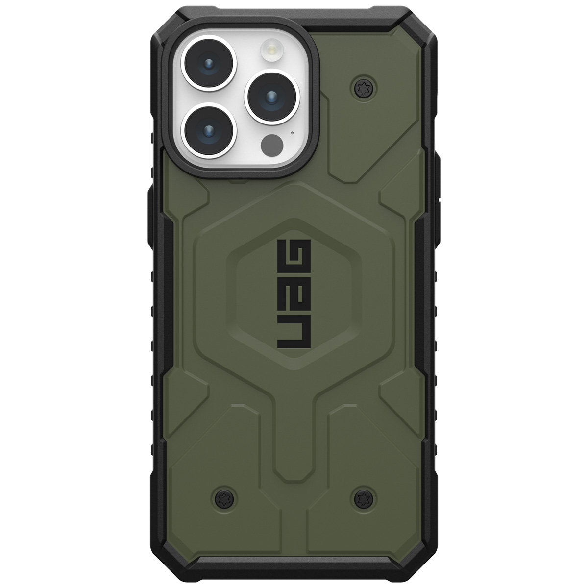 UAG Pathfinder Backcover MagSafe Apple iPhone 15 Pro Max - Olive Drab - Afbeelding 5