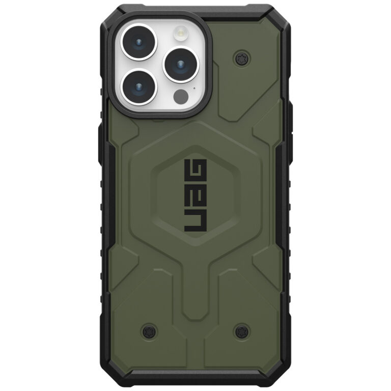 UAG Pathfinder Backcover MagSafe Apple iPhone 15 Pro Max - Olive Drab - Afbeelding 9