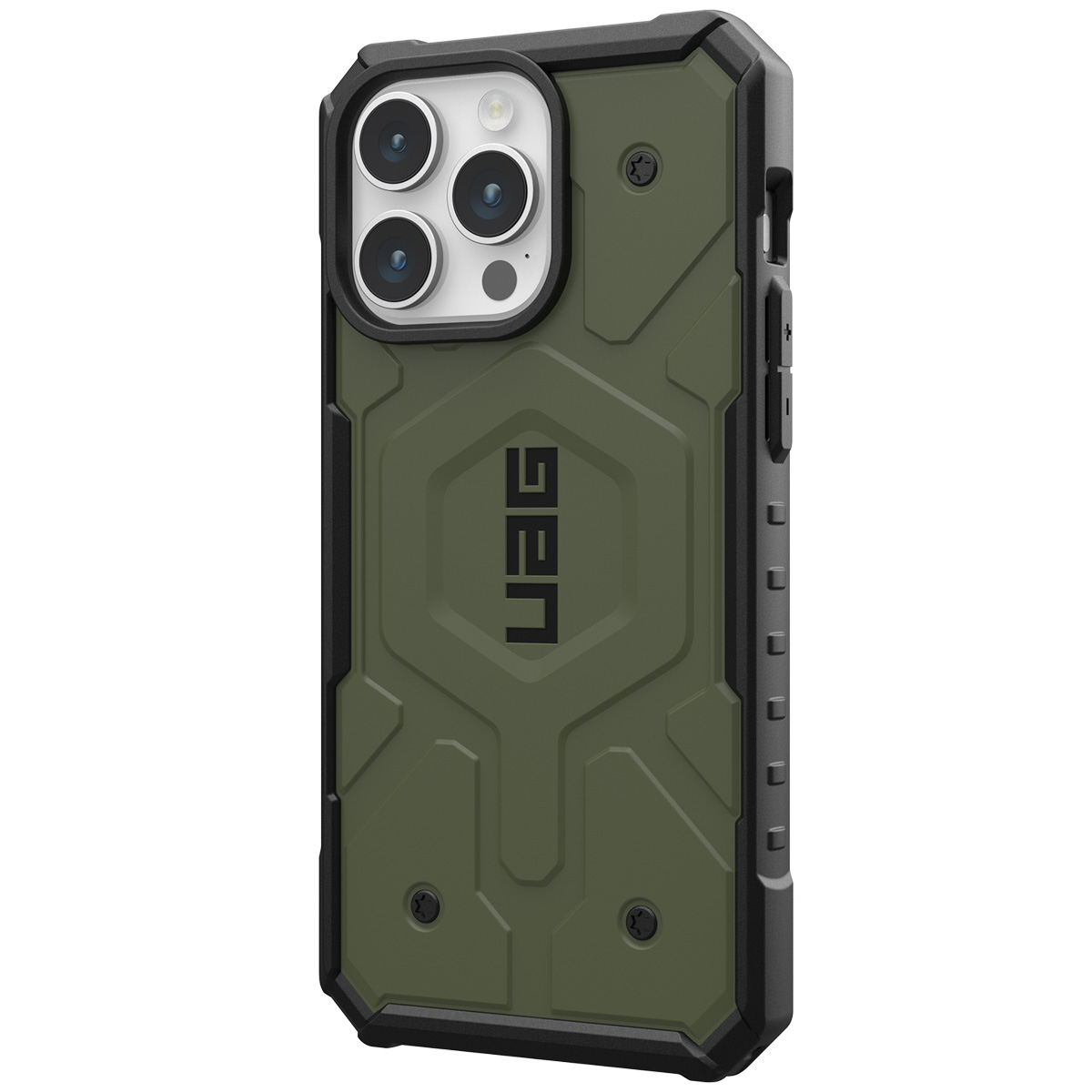 UAG Pathfinder Backcover MagSafe Apple iPhone 15 Pro Max - Olive Drab - Afbeelding 5