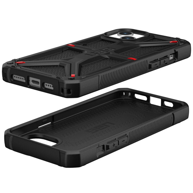 UAG Monarch Backcover Apple iPhone 15 Plus - Kevlar Black - Afbeelding 6