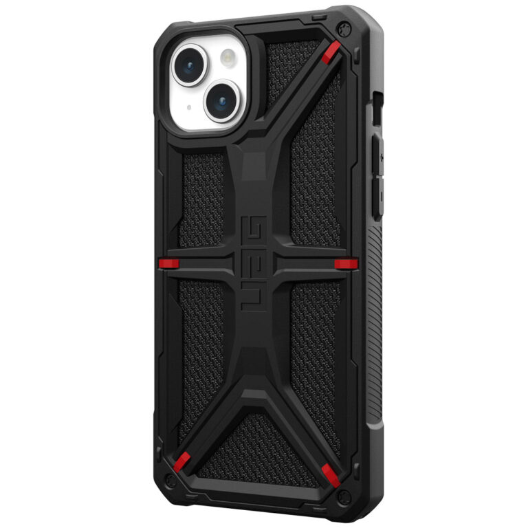 UAG Monarch Backcover Apple iPhone 15 Plus - Kevlar Black - Afbeelding 5