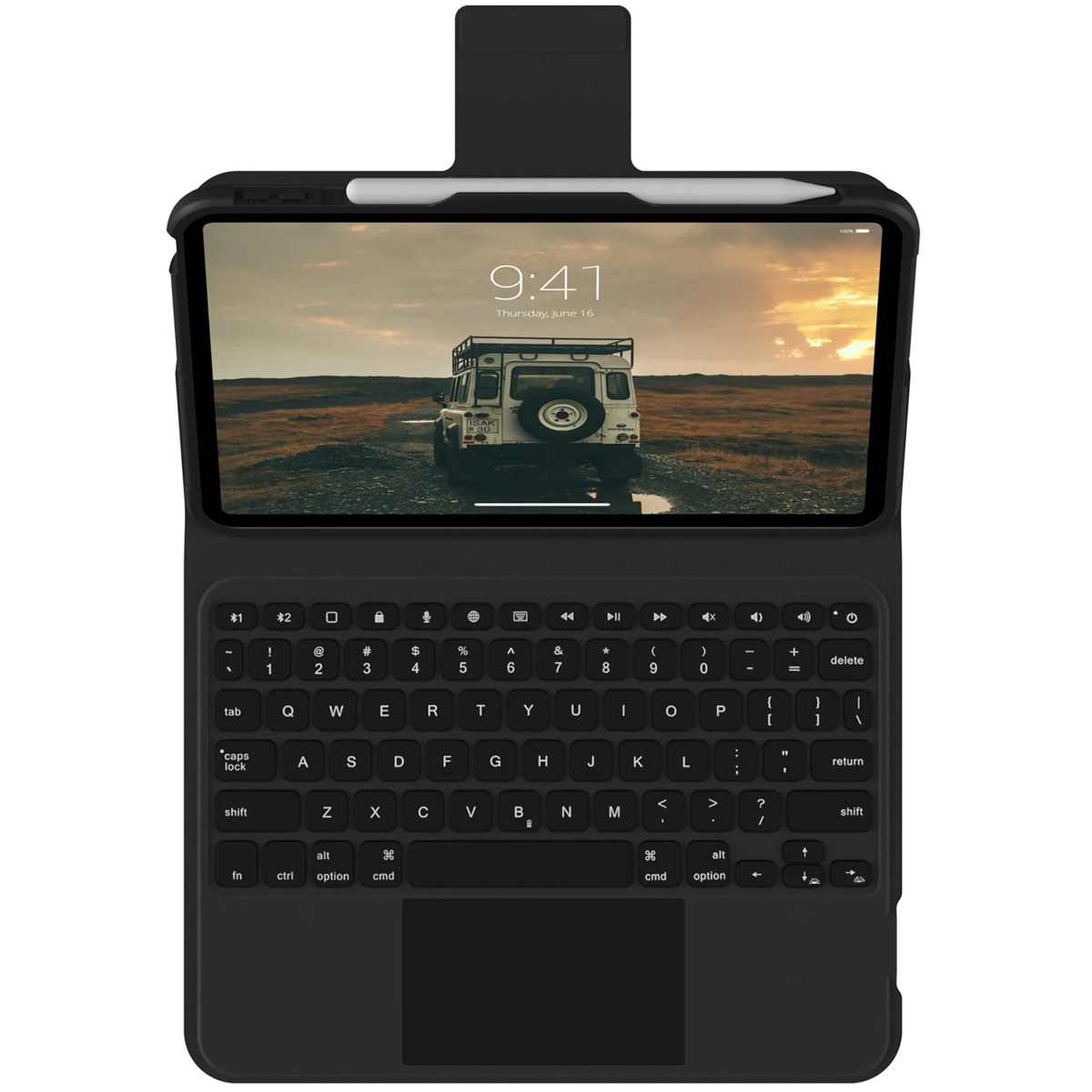 UAG QWERTY Bluetooth Keyboard Apple iPad 11 (2025) 11 inch A16 / iPad 10 (2022) 10.9 inch - Zwart - Afbeelding 6
