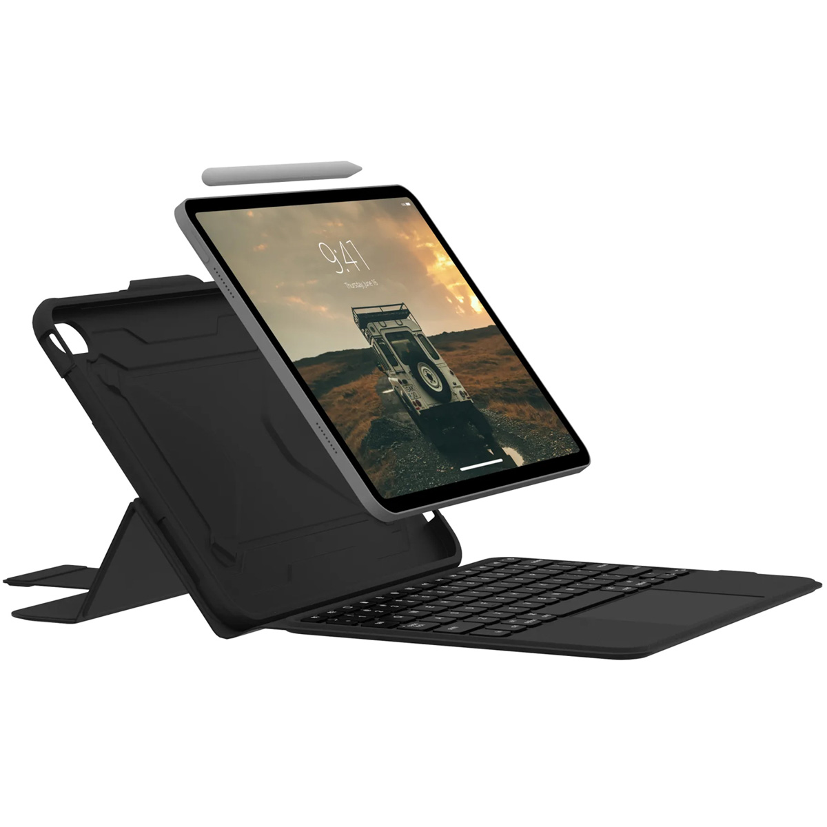 UAG QWERTY Bluetooth Keyboard Apple iPad 11 (2025) 11 inch A16 / iPad 10 (2022) 10.9 inch - Zwart - Afbeelding 3