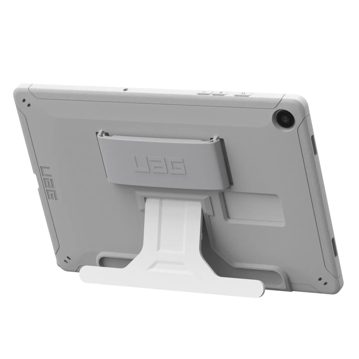 UAG Scout Healthcare backcover met stand en strap Samsung Galaxy Tab A9 Plus – Wit / Grijs