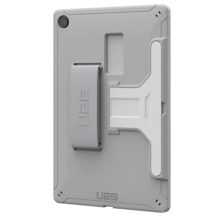 UAG Scout Healthcare backcover met stand en strap Samsung Galaxy Tab A9 Plus - Wit / Grijs - Afbeelding 2