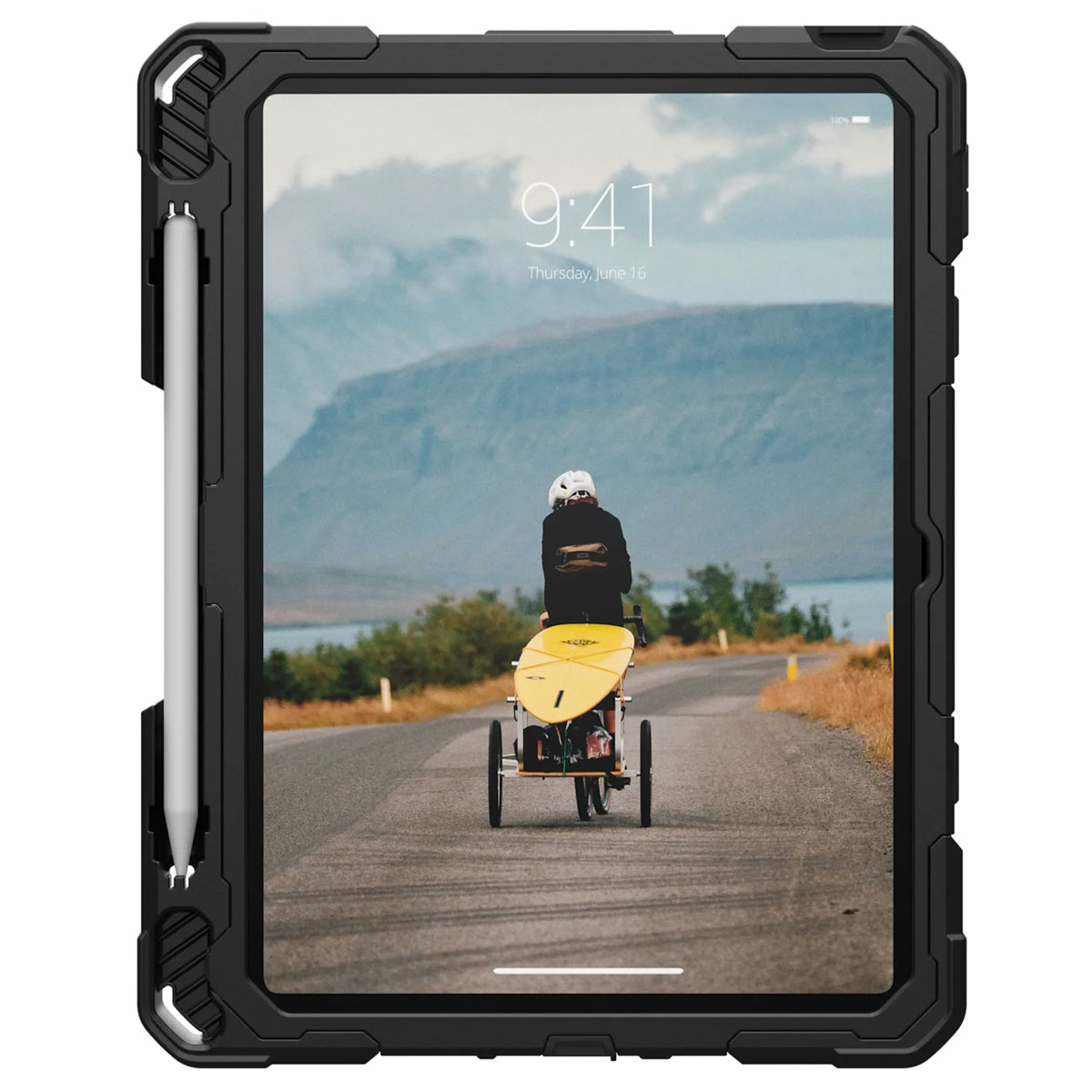 UAG Plasma Backcover Apple iPad 11 (2025) 11 inch A16 / iPad 10 (2022) 10.9 inch - Ice Black - Afbeelding 5