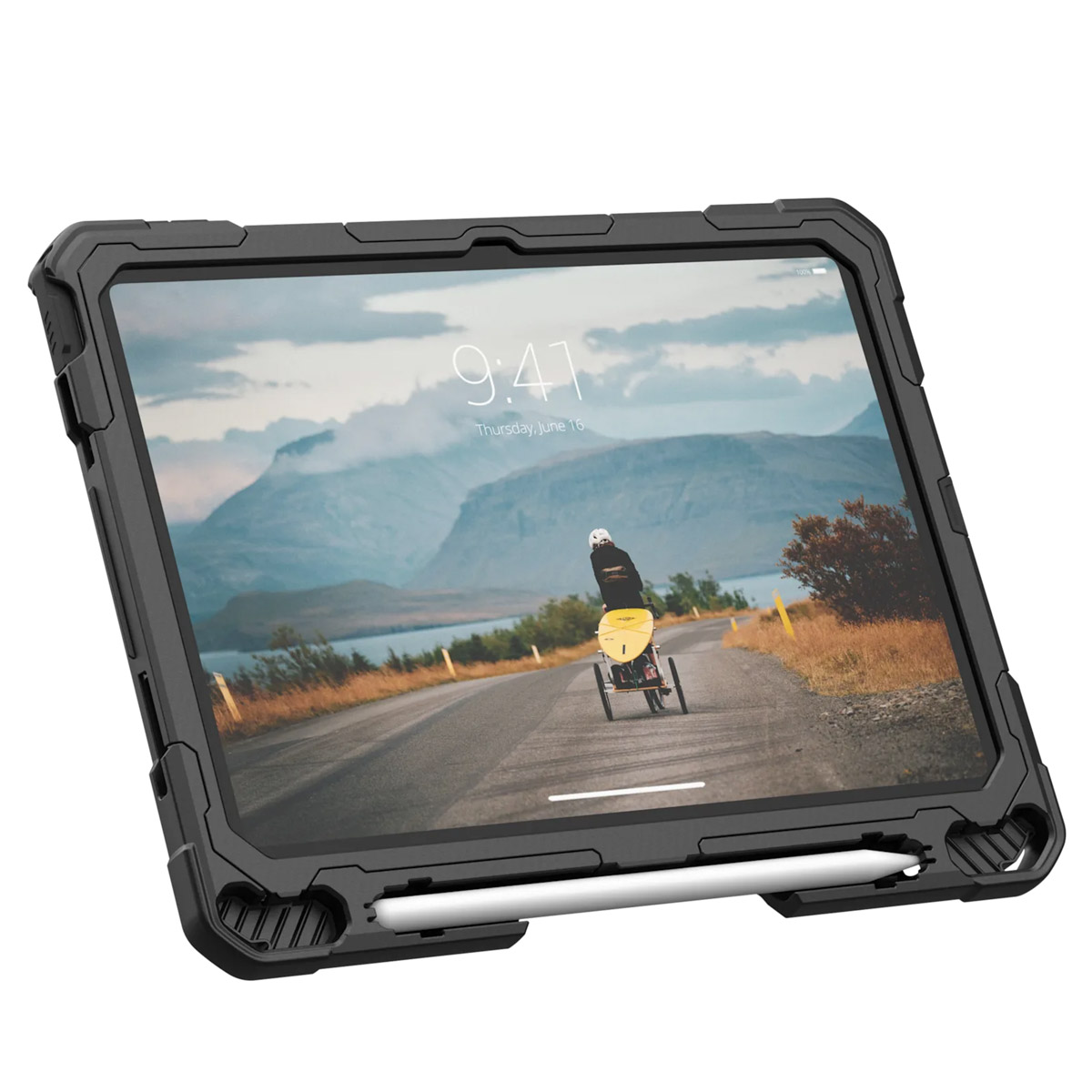UAG Plasma Backcover Apple iPad 11 (2025) 11 inch A16 / iPad 10 (2022) 10.9 inch - Ice Black - Afbeelding 7