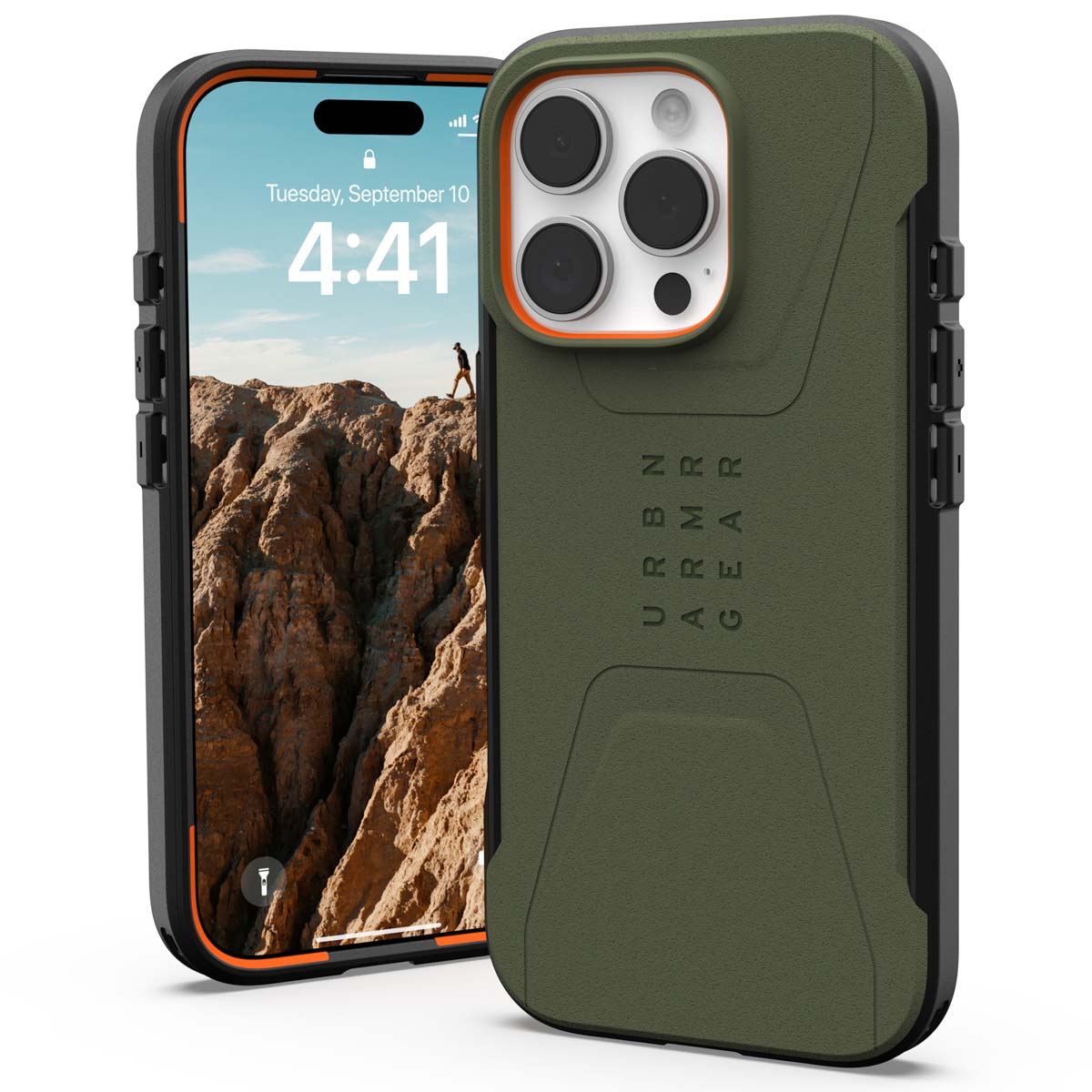 UAG Civilian Backcover MagSafe Apple iPhone 16 Pro – Olive Drab