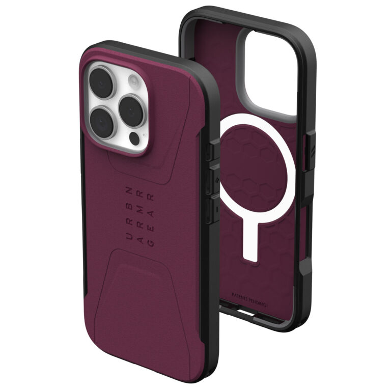 UAG Civilian Backcover MagSafe Apple iPhone 16 Pro - Bordeaux - Afbeelding 10