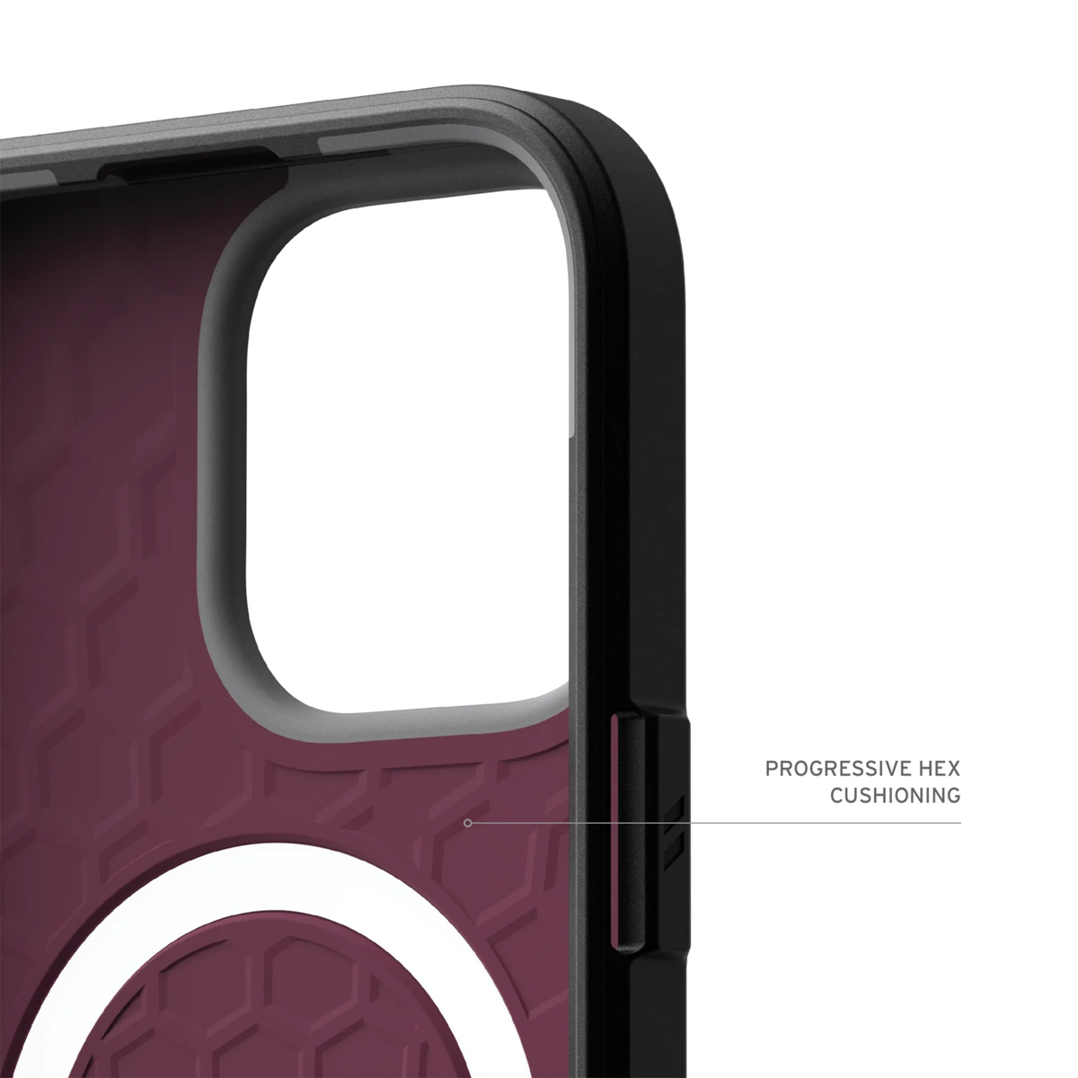 UAG Civilian Backcover MagSafe Apple iPhone 16 Pro - Bordeaux - Afbeelding 10