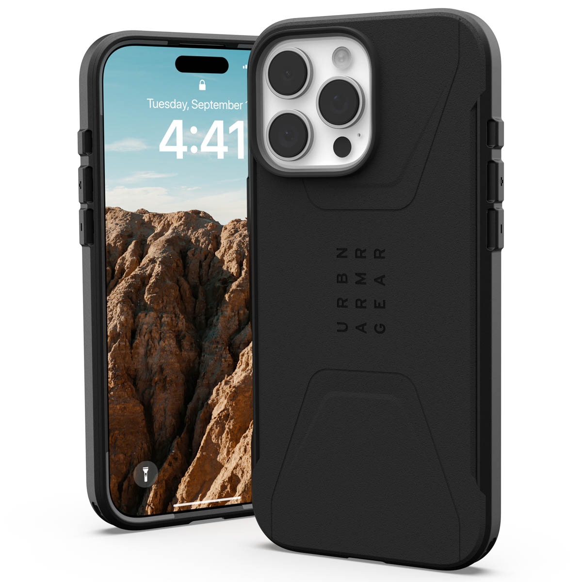 UAG Civilian Backcover MagSafe Apple iPhone 16 Pro Max - Zwart
