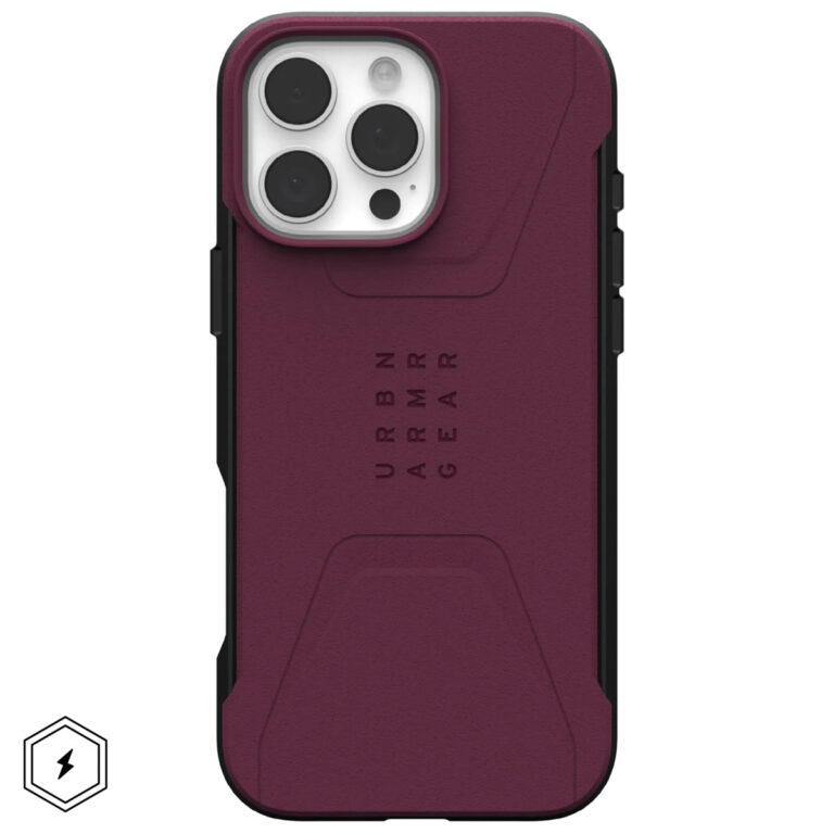 UAG Civilian Backcover MagSafe Apple iPhone 16 Pro Max - Bordeaux - Afbeelding 5