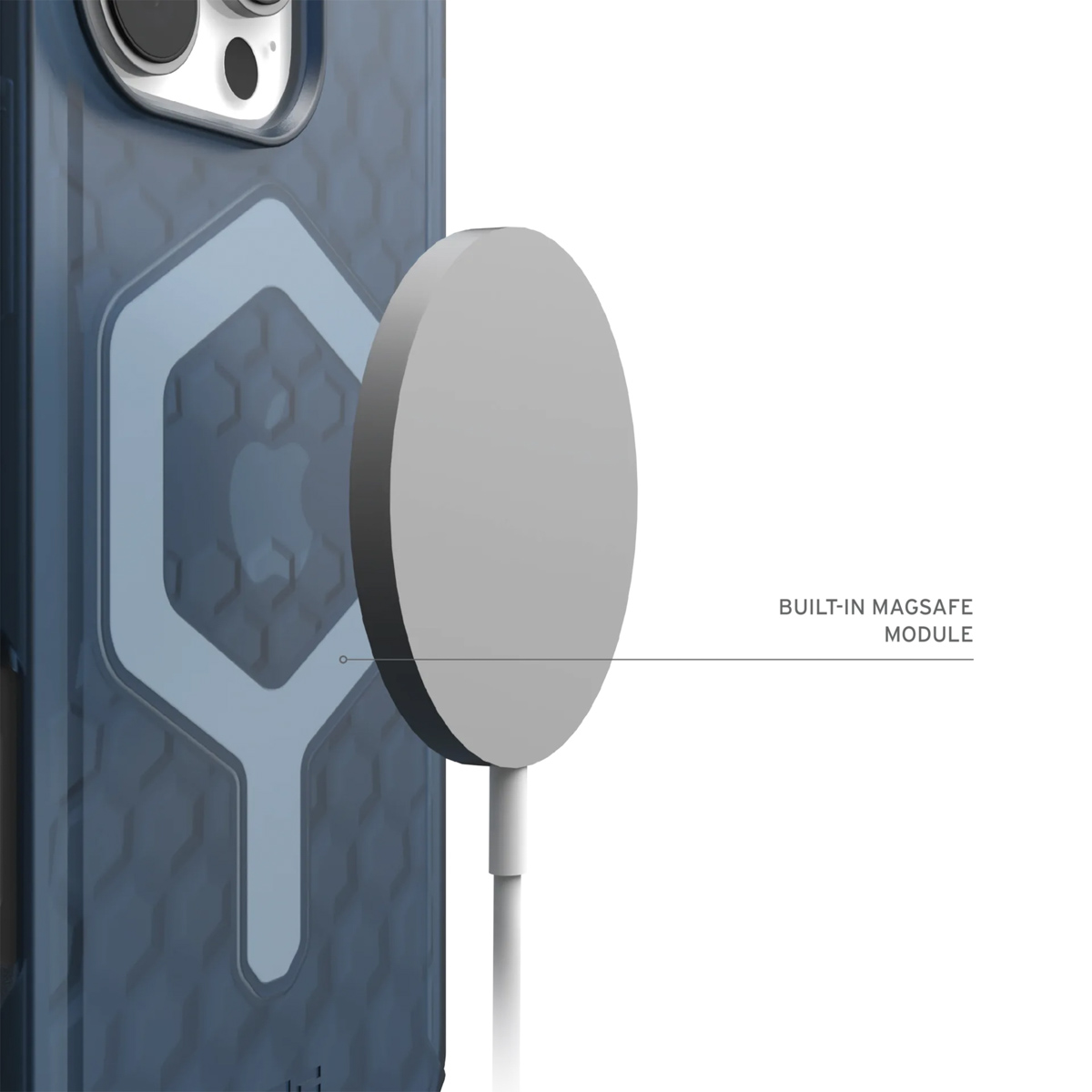 UAG Essential Armor MagSafe Apple iPhone 16 Pro - Cloud Blue - Afbeelding 5