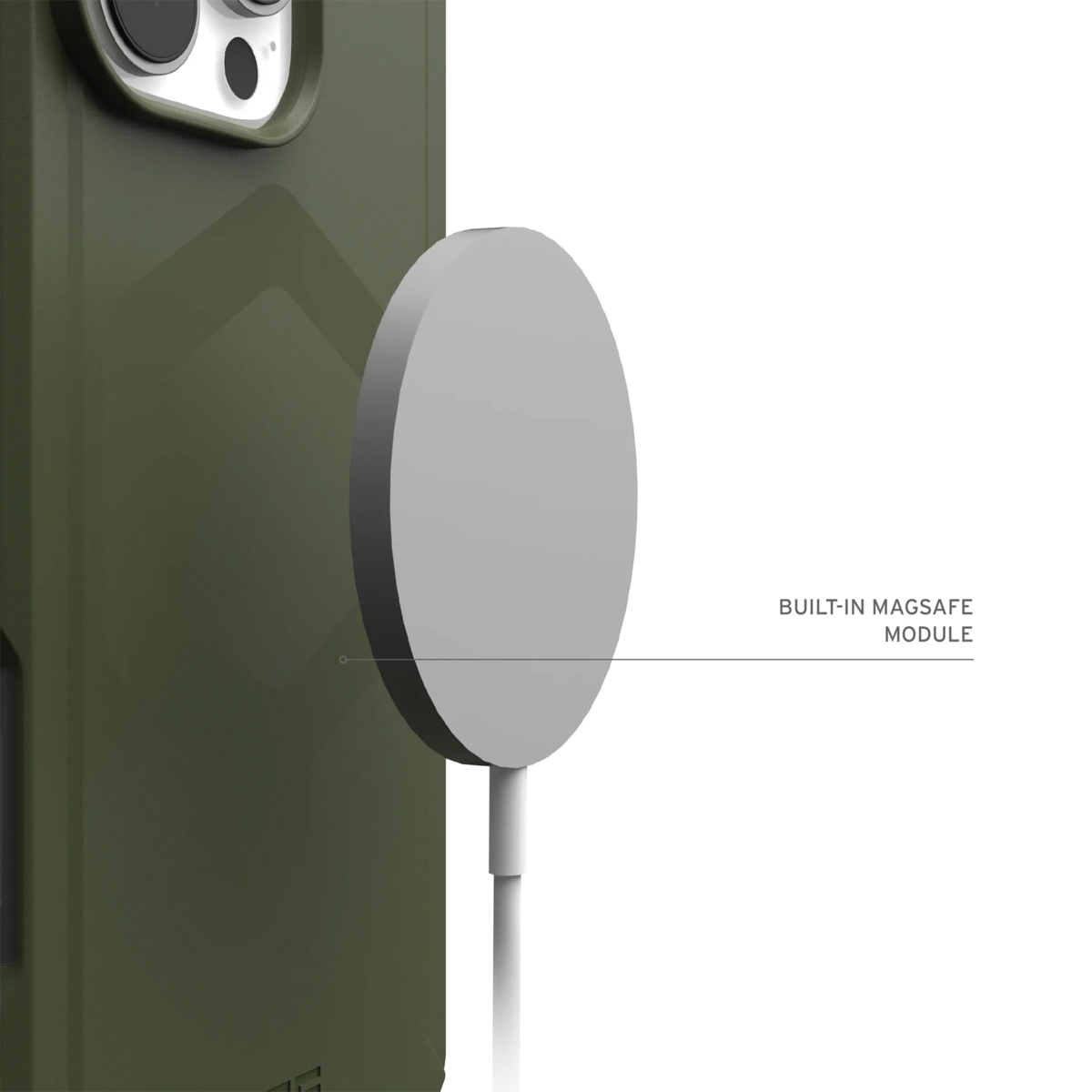UAG Essential Armor MagSafe Apple iPhone 16 Pro - Olive Drab - Afbeelding 5