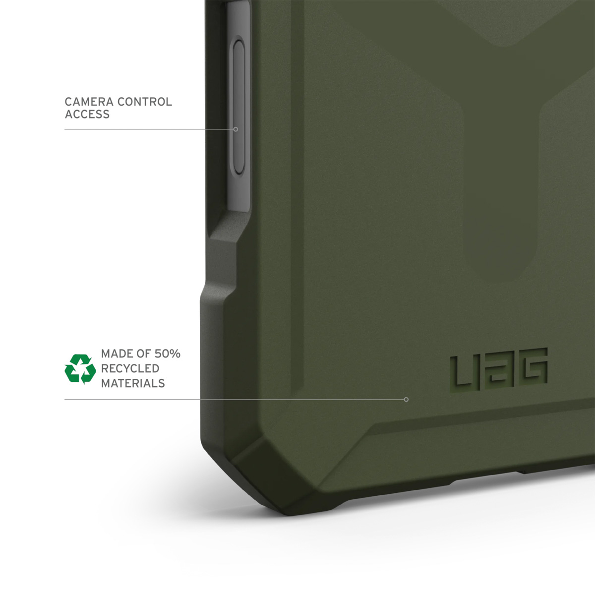 UAG Essential Armor MagSafe Apple iPhone 16 Pro - Olive Drab - Afbeelding 8