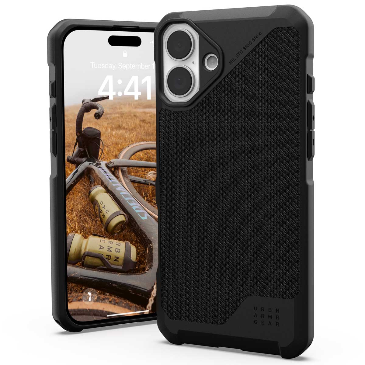 UAG Metropolis LT MagSafe Backcover Apple iPhone 16 Plus – Kevlar Black