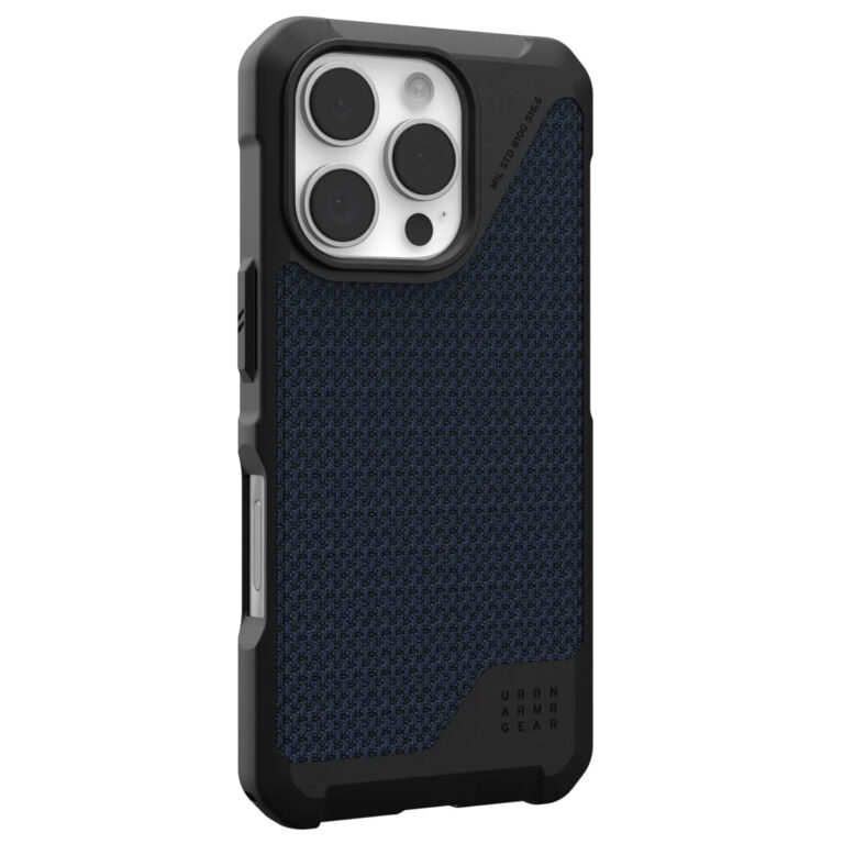 UAG Metropolis LT MagSafe Backcover Apple iPhone 16 Pro - Kevlar Mallard - Afbeelding 4