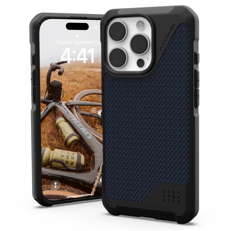 UAG Metropolis LT MagSafe Backcover Apple iPhone 16 Pro - Kevlar Mallard - Afbeelding 3