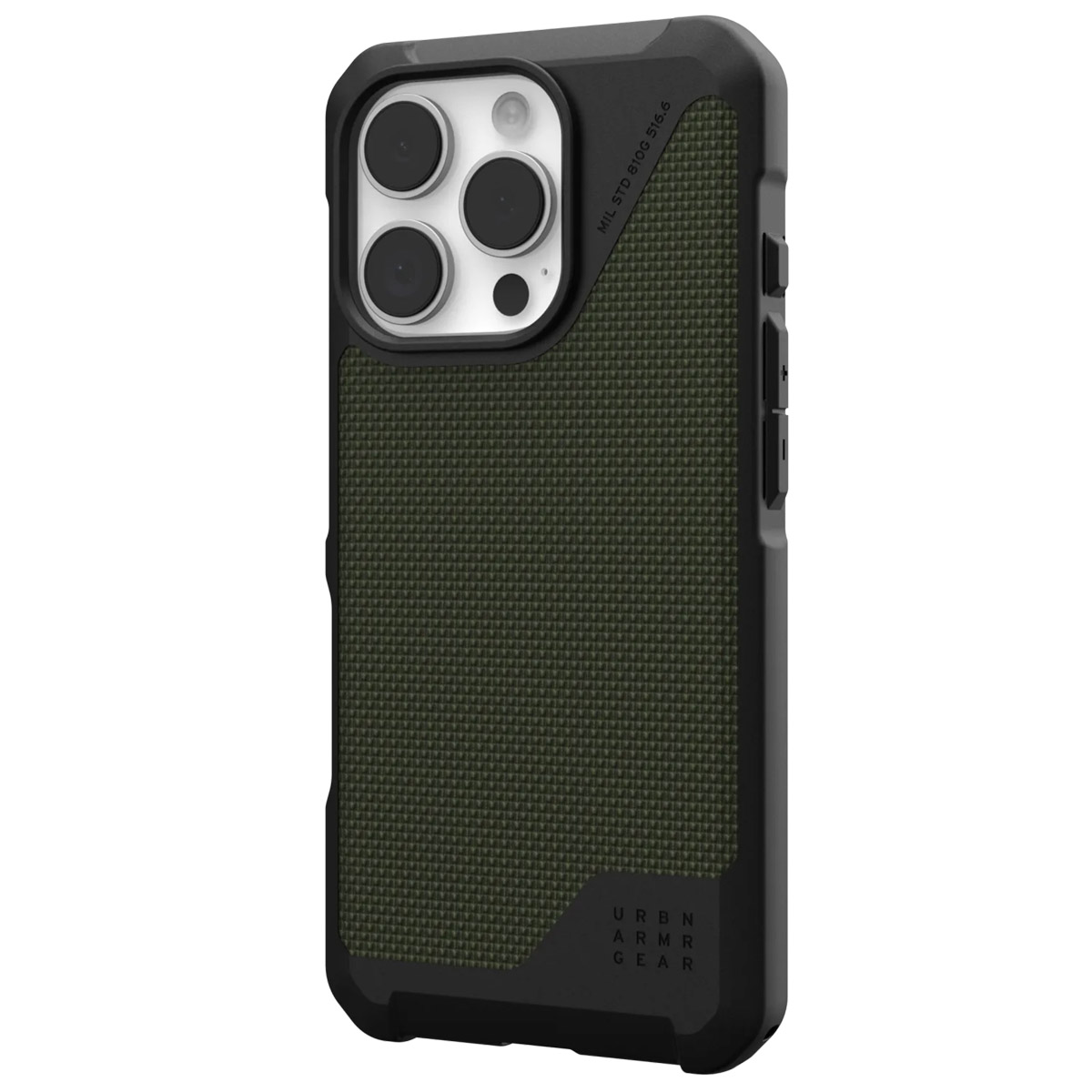 UAG Metropolis LT MagSafe Backcover Apple iPhone 16 Pro - Kevlar Olive - Afbeelding 2