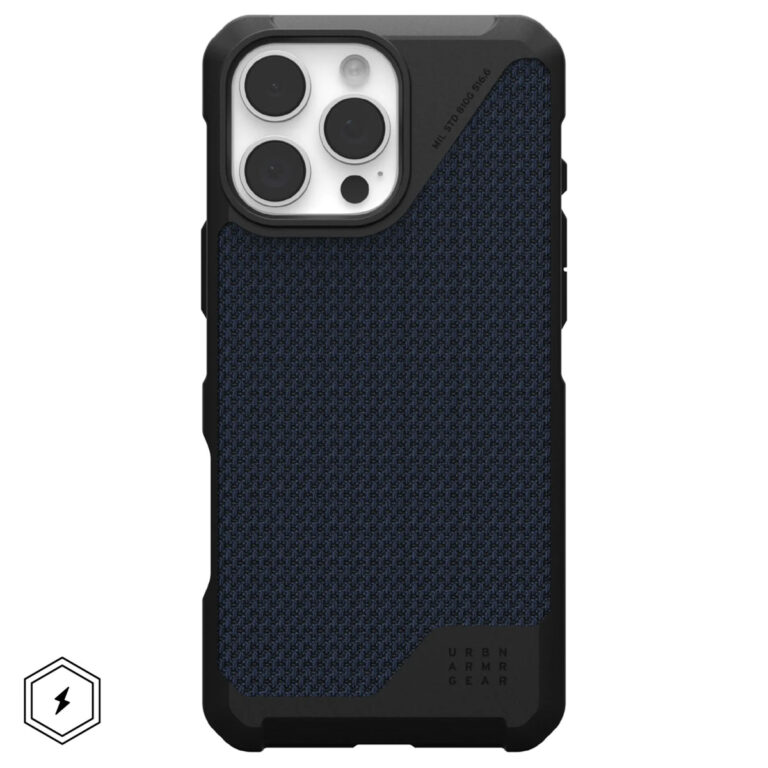 UAG Metropolis LT MagSafe Backcover Apple iPhone 16 Pro Max - Kevlar Mallard - Afbeelding 4