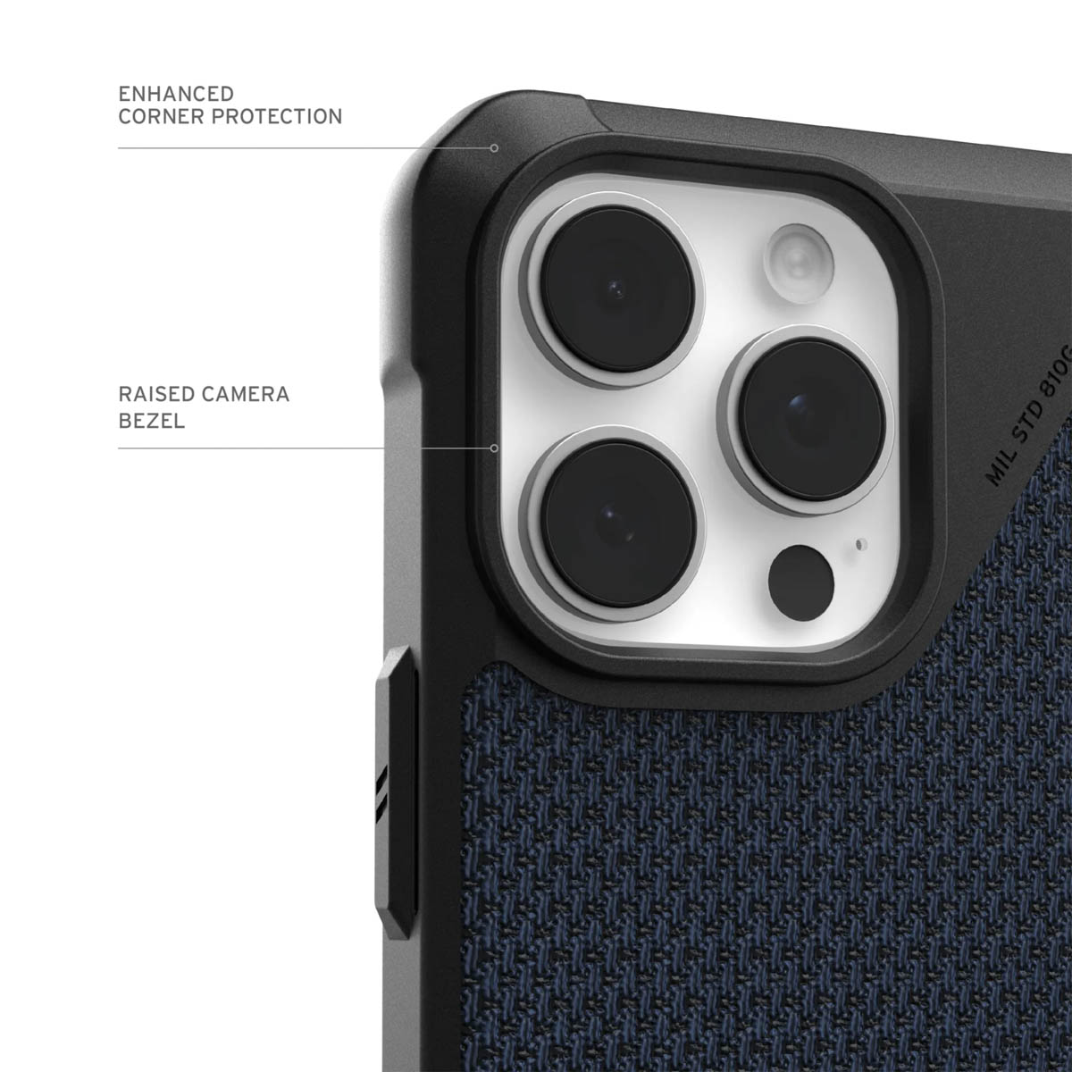 UAG Metropolis LT MagSafe Backcover Apple iPhone 16 Pro Max - Kevlar Mallard - Afbeelding 3